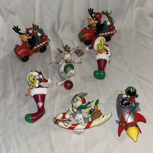 Bugs Bunny Tweety Bird Marvin Martian Looney Tunes Christmas Tree Ornament
